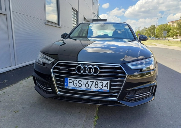 Audi A4 cena 109900 przebieg: 58000, rok produkcji 2019 z Gostyń małe 704